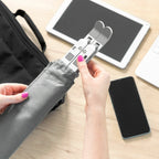 Inklapbare laptopstandaard aluminium, verstelbaar, 7 standen, incl. draagtas