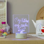 LED notitiebord met RGB verlichting, 16 kleuren en afstandsbediening