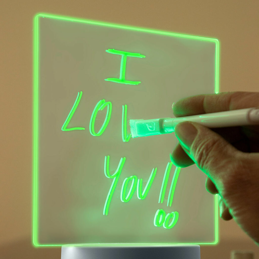 LED notitiebord met RGB verlichting, 16 kleuren en afstandsbediening