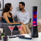 Lavalamp met Bluetooth-luidspreker, retrodesign, E14-lamp inbegrepen