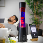 Lavalamp met Bluetooth-luidspreker, retrodesign, E14-lamp inbegrepen