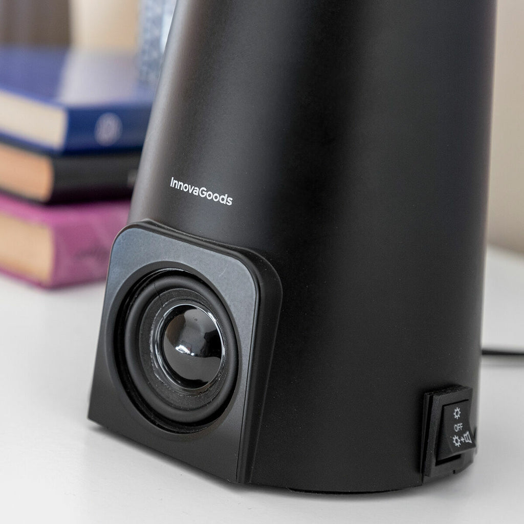 Lavalamp met Bluetooth-luidspreker, retrodesign, E14-lamp inbegrepen