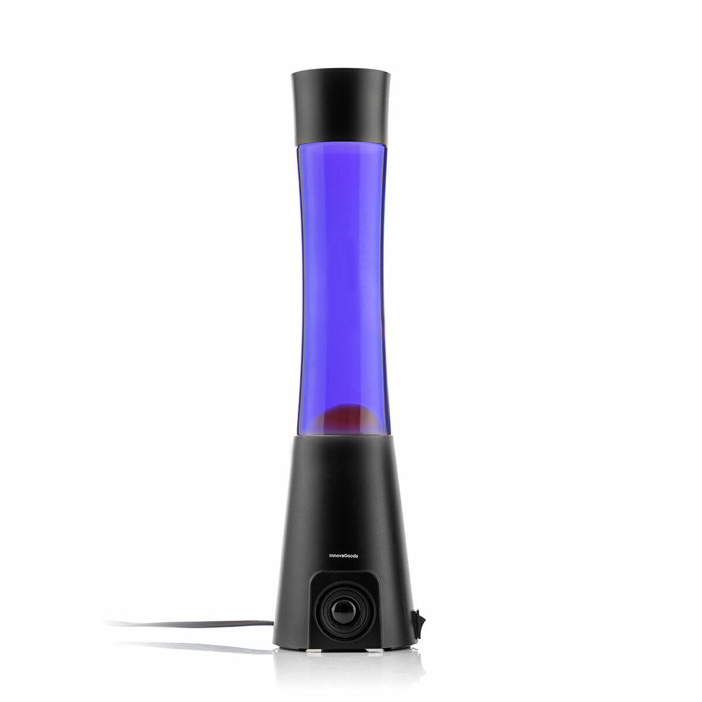 Lavalamp met Bluetooth-luidspreker, retrodesign, E14-lamp inbegrepen