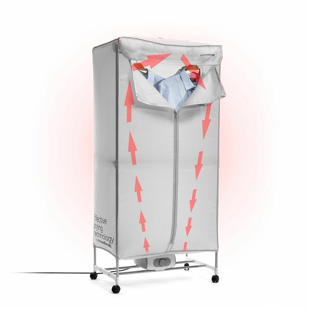 Draagbare elektrische droogkast 1200 W, 2 niveaus, 15 kg capaciteit