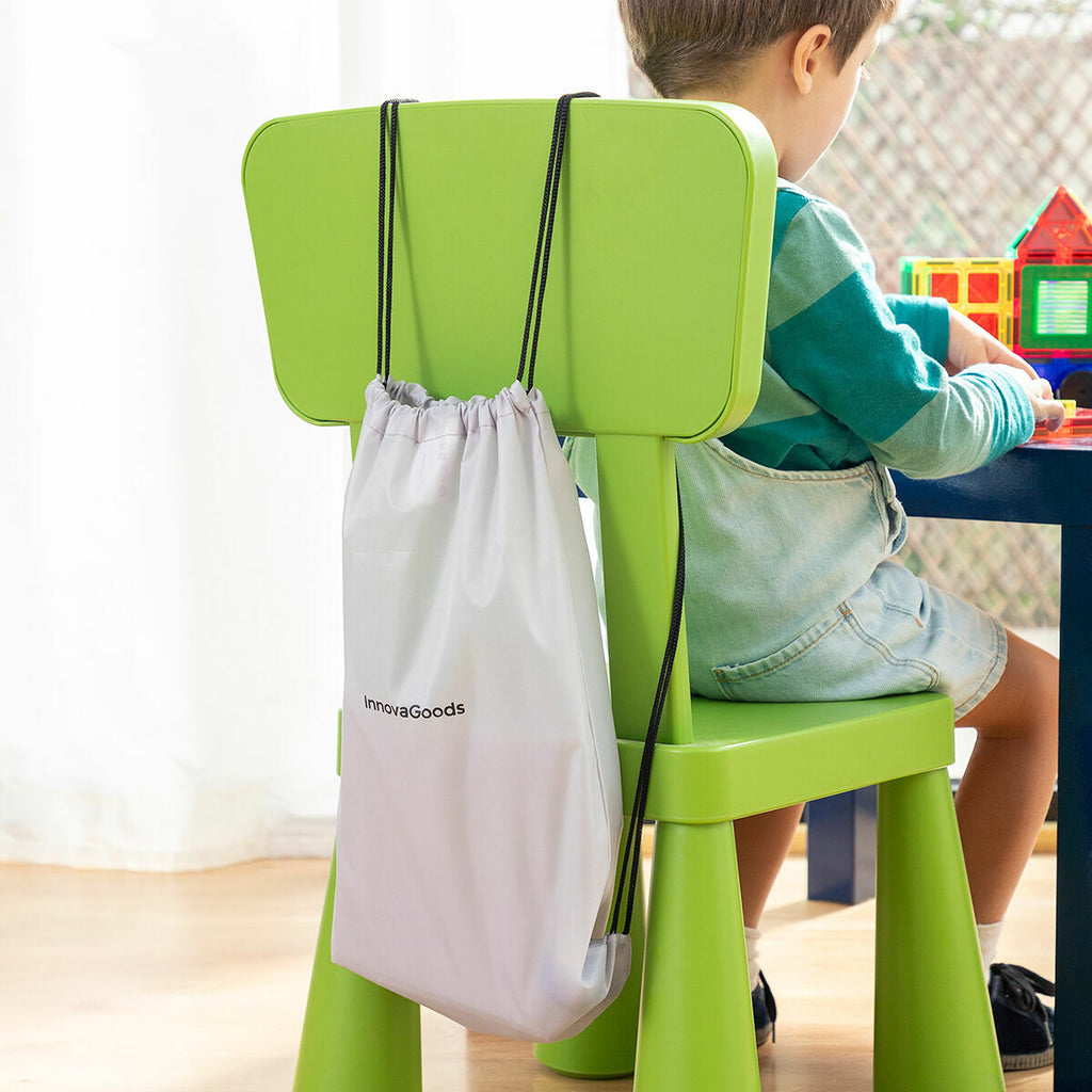Bouwpakket voor kinderen, 155 onderdelen, glow in the dark, met draagtas