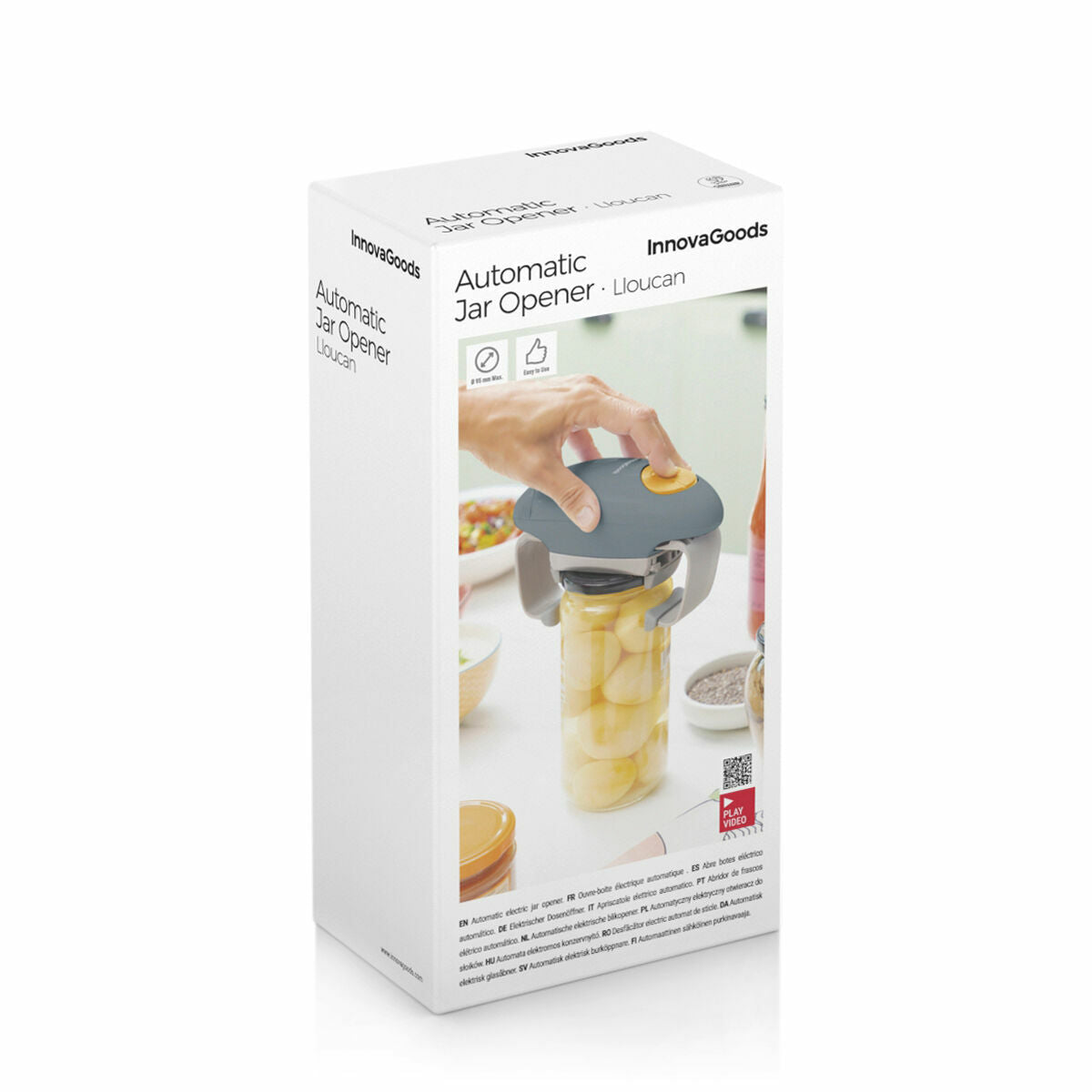 Elektrische pottenopener automatisch, voor deksels 3-8,8 cm