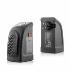 Mini stekkerkachel 400 W, keramisch verwarmingselement met timer en thermostaat