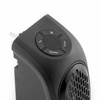 Mini stekkerkachel 400 W, keramisch verwarmingselement met timer en thermostaat