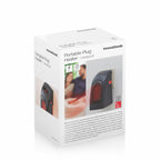 Mini stekkerkachel 400 W, keramisch verwarmingselement met timer en thermostaat