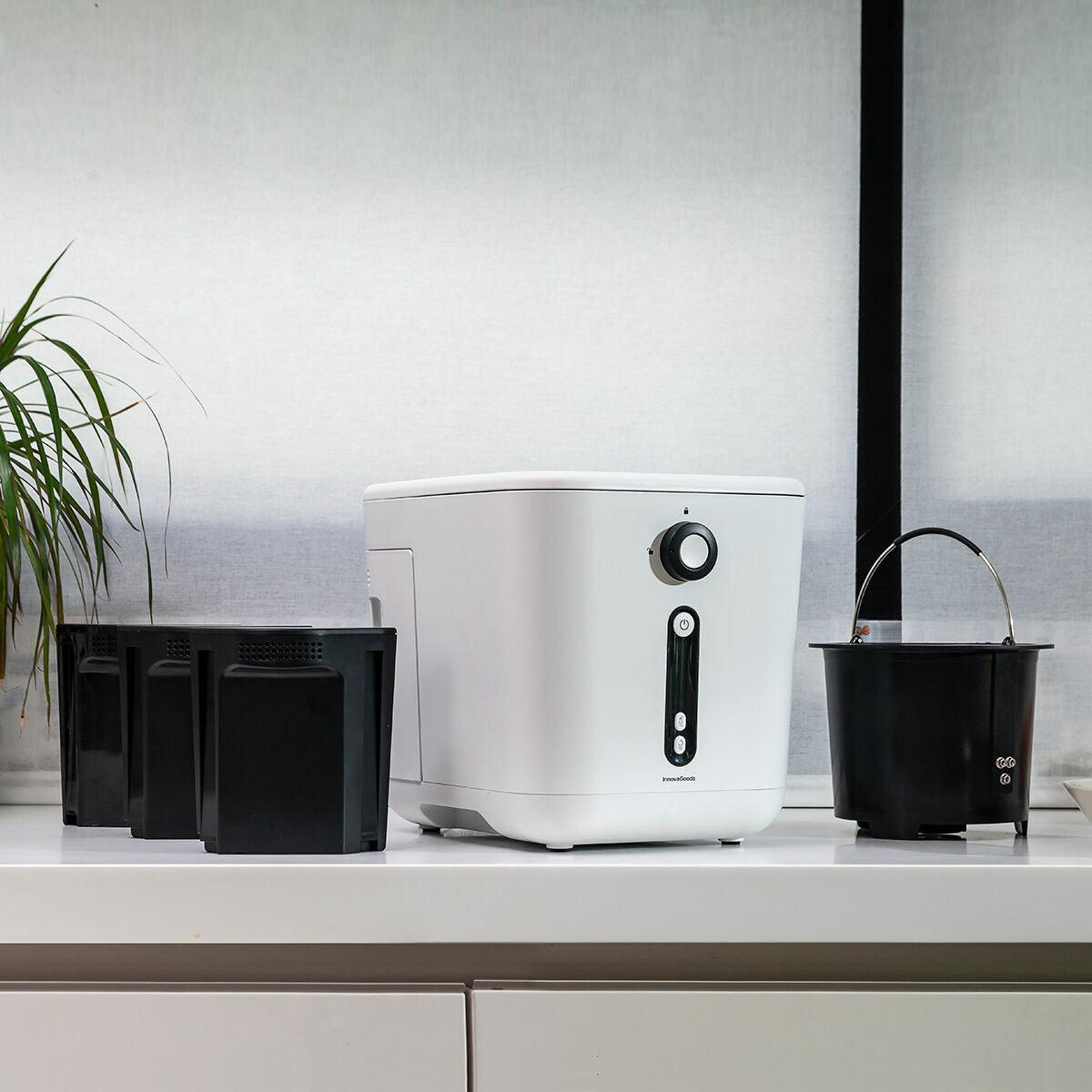 Elektrische keukencomposteerder 3 liter, 550 W, met koolstoffilters