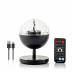Oplaadbare ledprojector met Bluetooth luidspreker, discobal 360º rotatie