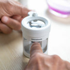 Nagelknipper met ledverlichting, vergrootglas 8x en vijl