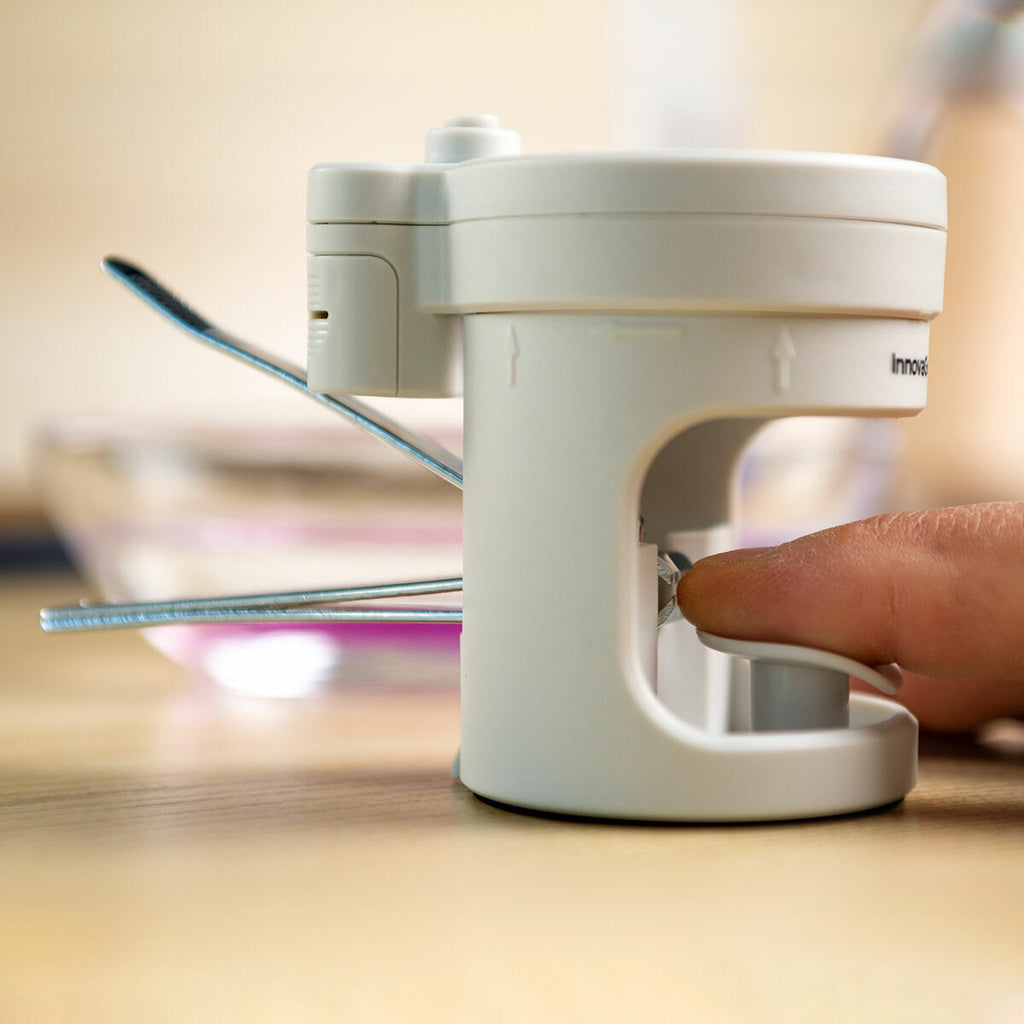 Nagelknipper met ledverlichting, vergrootglas 8x en vijl