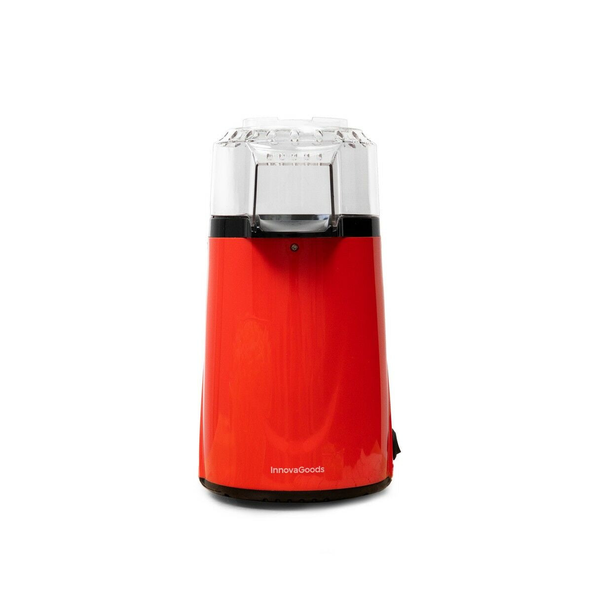 Hetelucht popcornmachine 1200W met maatschepje, rood/zwart