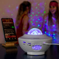 Sterrenprojector met ledverlichting en Bluetooth-luidspreker, RGB