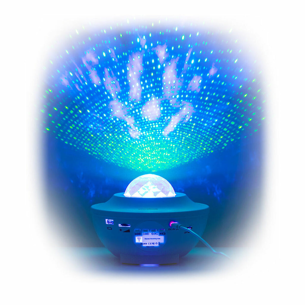 Sterrenprojector met ledverlichting en Bluetooth-luidspreker, RGB