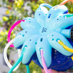 Set opblaasbare bumperbal (2x) en waterspeeltoren, buiten