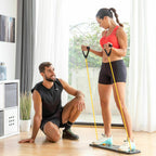 Push-up board met weerstandsbandenset, accessoires en oefeningengids