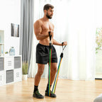 Push-up board met weerstandsbandenset, accessoires en oefeningengids