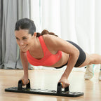 Push-up board met weerstandsbandenset, accessoires en oefeningengids