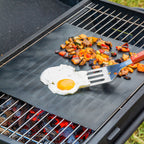 Oven- en barbecuemat set, 6 stuks, glasvezel, herbruikbaar