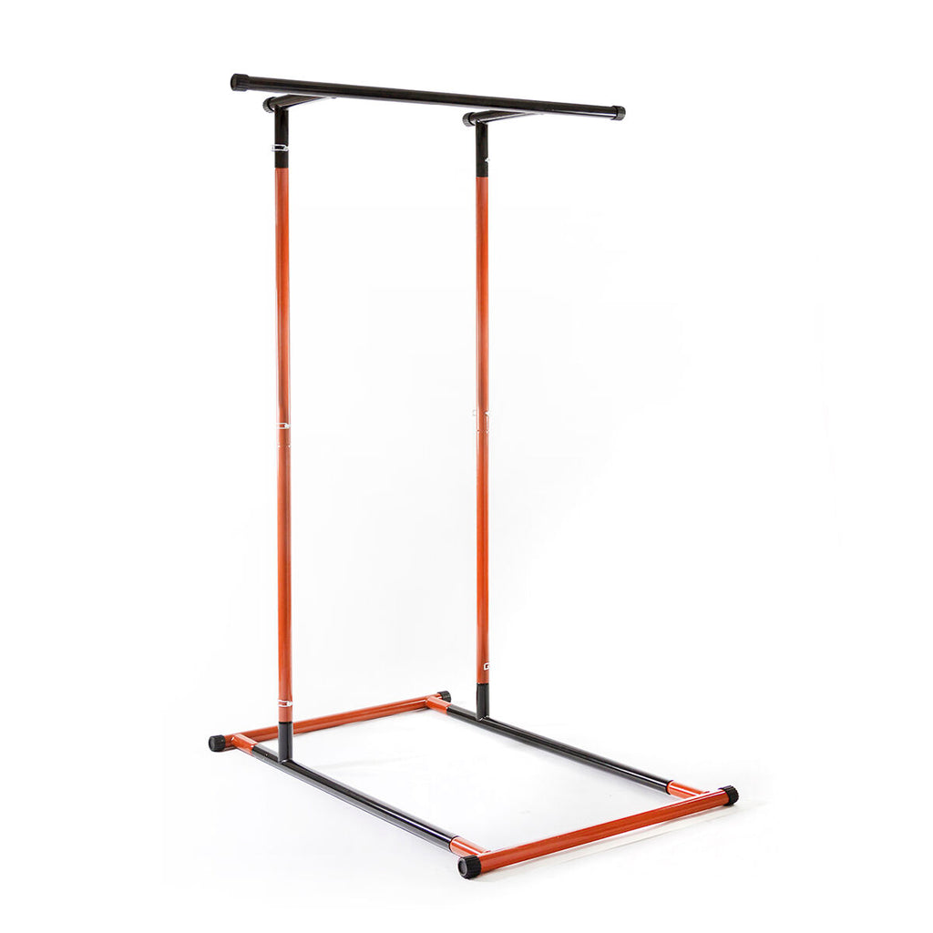 Pull-up station met weerstandsbanden en oefengids, verstelbaar 114-191 cm