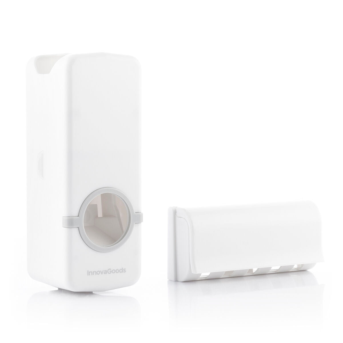 Tandpastadispenser set met tandenborstelhouder en automatische zeepdispenser