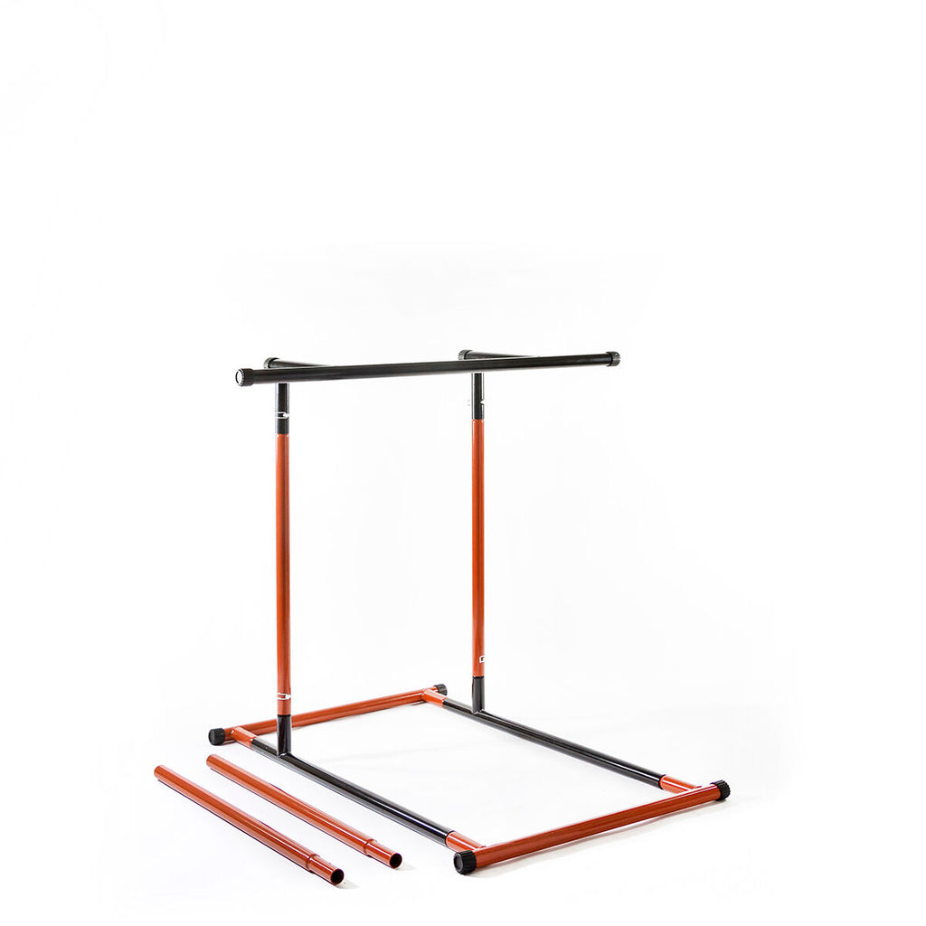 Pull-up station met dip belt en weerstandsbanden - trainingsgids