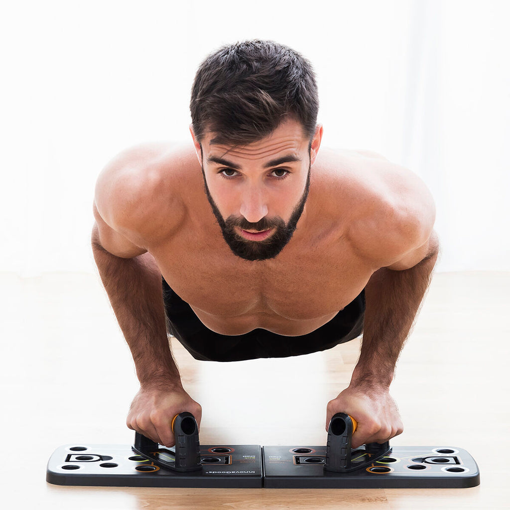 Push-up plank met weerstandsbanden en sauna sportvest heren XL