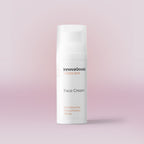 Gezichtsverzorgingsset met massageapparaat, serum en crème kombucha