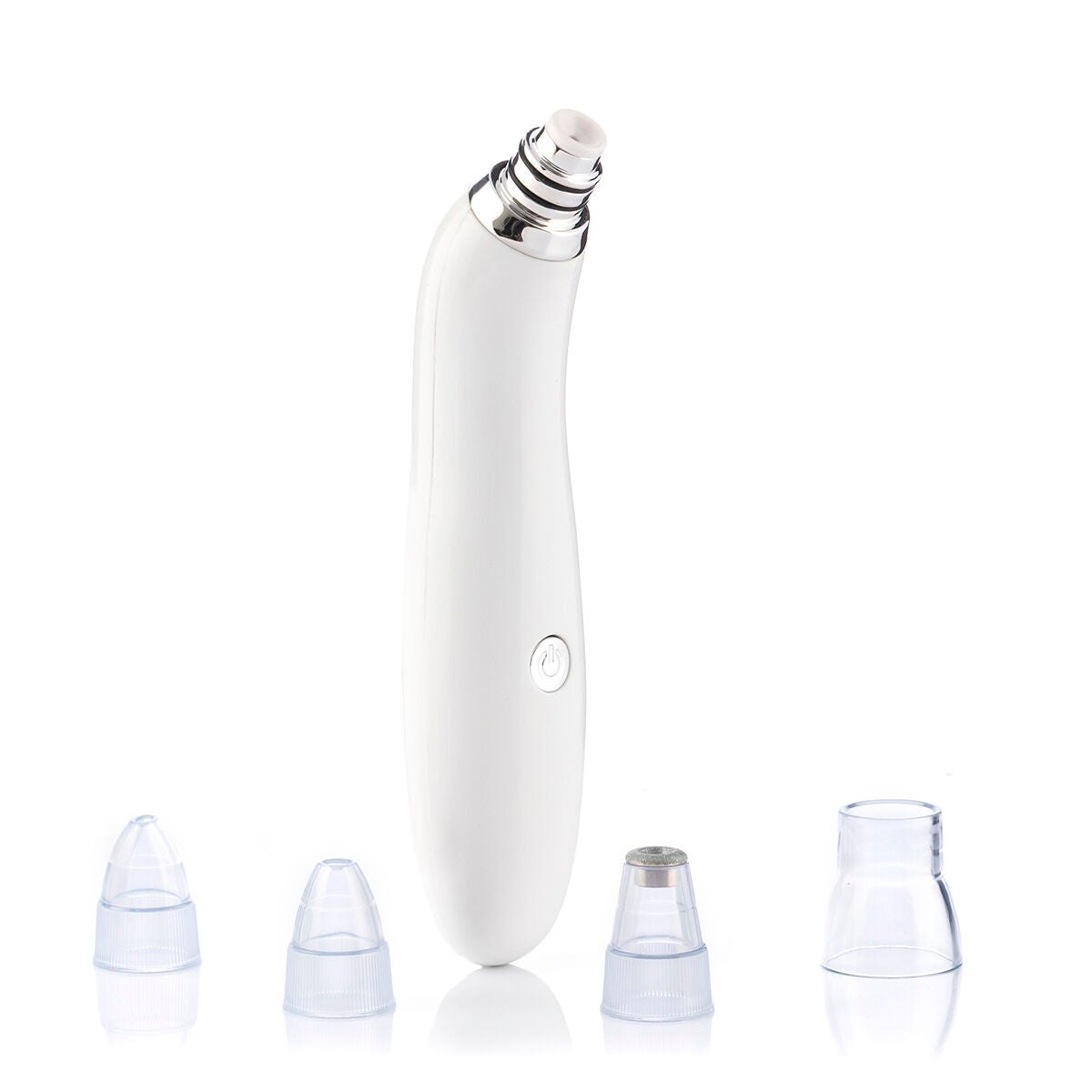Set elektrische gezichtsreiniger met 4 opzetkoppen en CBD reinigingsgel 200 ml