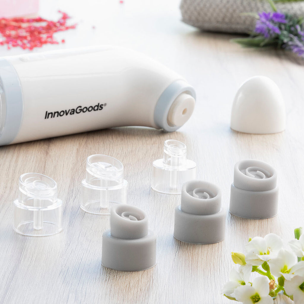 Set oplaadbare gezichtsreinigingsborstel met 6 koppen en reinigingsgel 200 ml