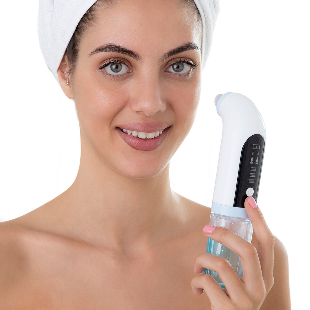 Set oplaadbare gezichtsreinigingsborstel met 6 koppen en reinigingsgel 200 ml