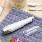 Set oogmassageapparaat met fototherapie, thermotherapie en oogcrème 15 ml