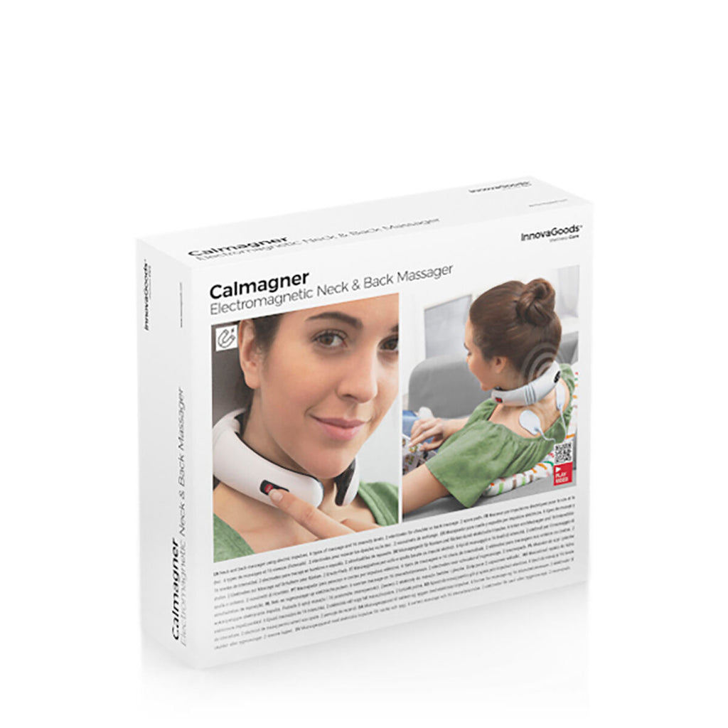 Elektromagnetisch nek- en rugmassageapparaat met verstevigende bodylotion 250 ml