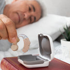 Set gehoorversterkers achter het oor, 2 stuks met verstelbaar volume