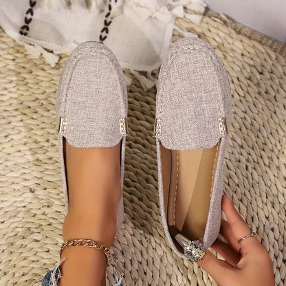 Damen Slip-On Loafer im Casual-Stil für Alltag und Freizeit