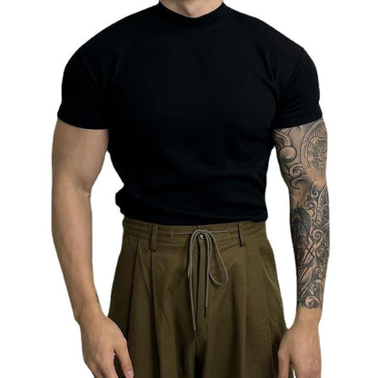 Andrew – Amerikansk T-shirt med halvkrave