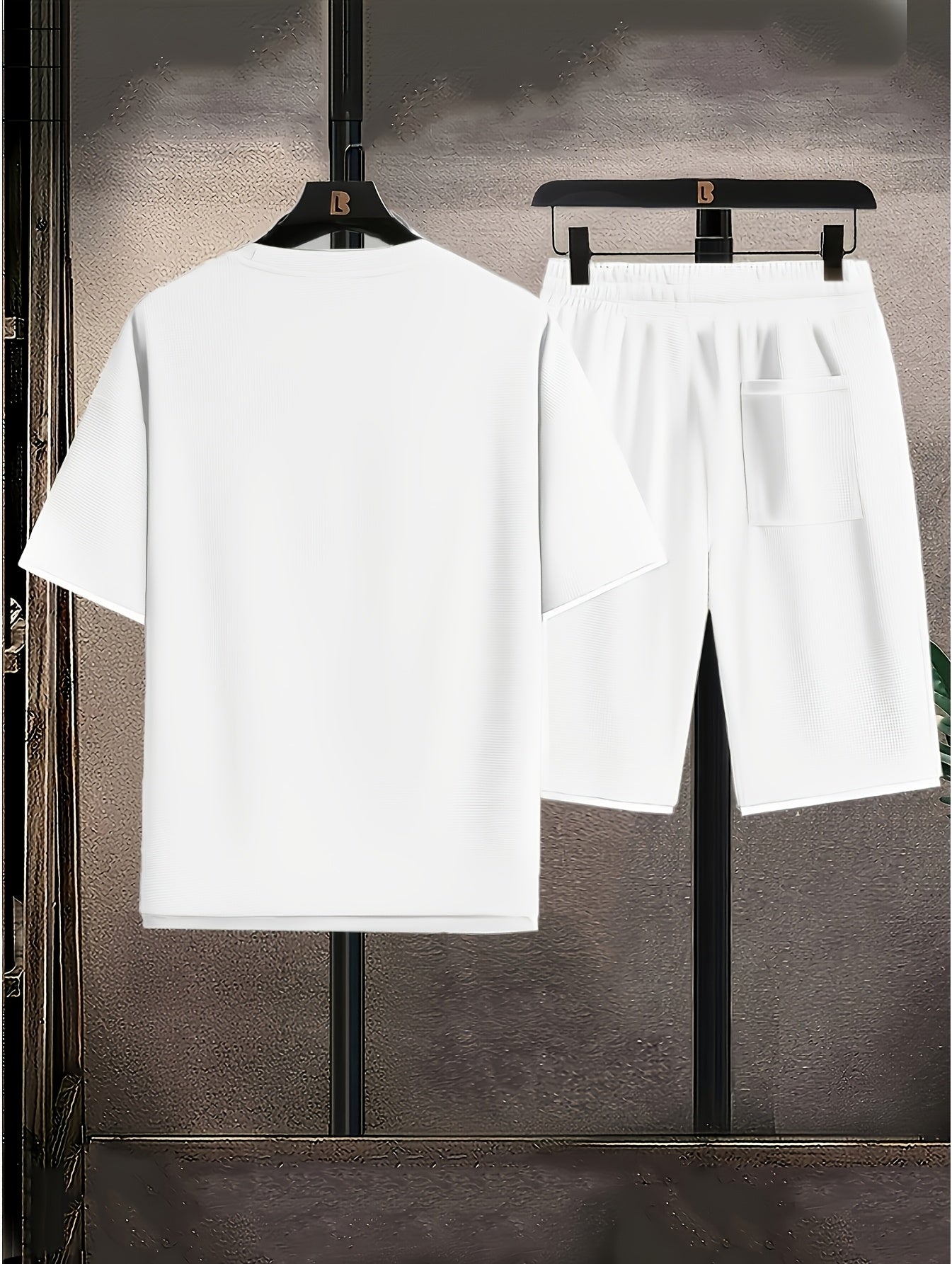 Herren Sport Freizeit Set – Modernes T-Shirt und Shorts für Alltag und Training