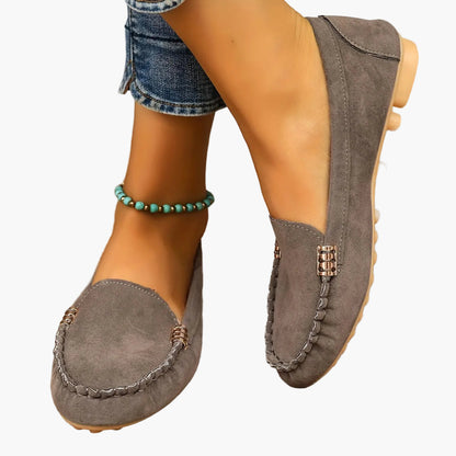 Damskie mokasyny wsuwane wygodne buty na co dzień – elegancki styl loafer do codziennego użytku i do biura