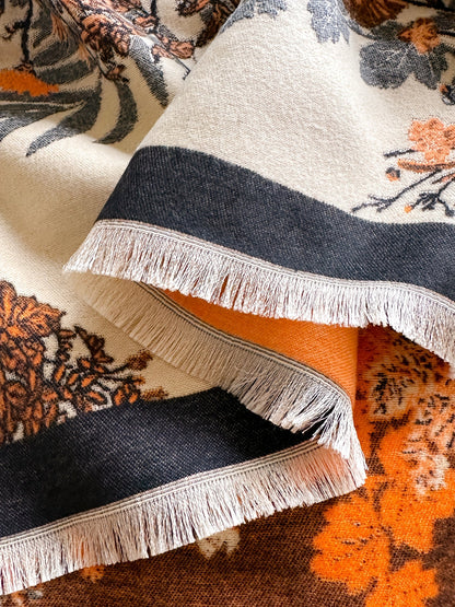 Cardigan kimono femme à imprimé floral – Style bohème élégant pour loisirs et quotidien