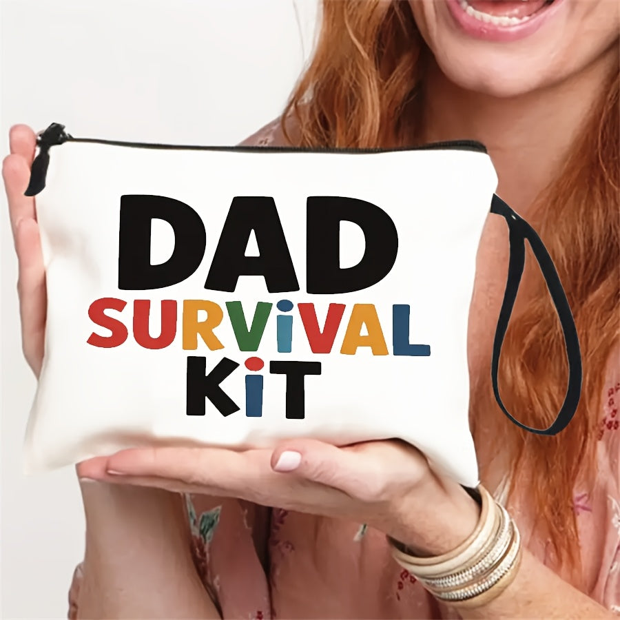 Herren Kulturtasche Dad Survival Kit – Lustiges Geschenk für Väter, Organizer für den Alltag