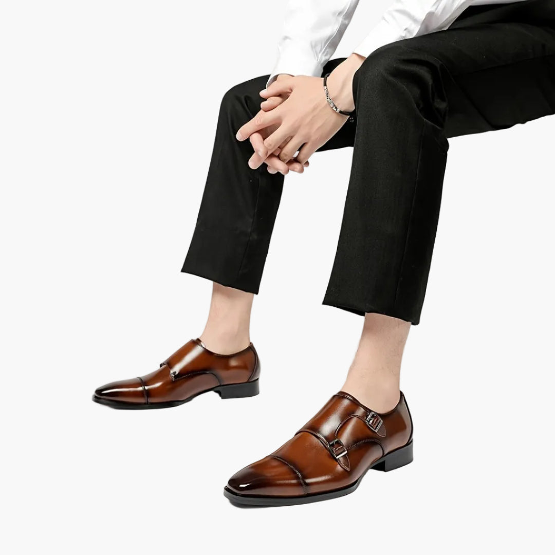 Herre Business Doppel-Monkstrap Sko – Elegant stil til kontoret og særlige lejligheder