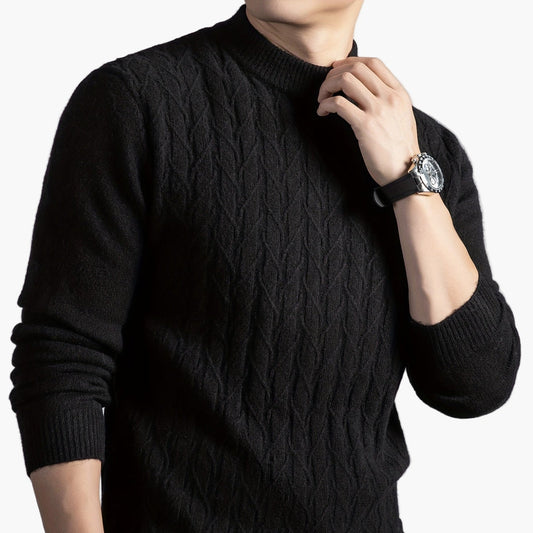 Herren Pullover Strick Modern Regular Fit für Herbst und Winter – Stilvoller Alltagsbegleiter