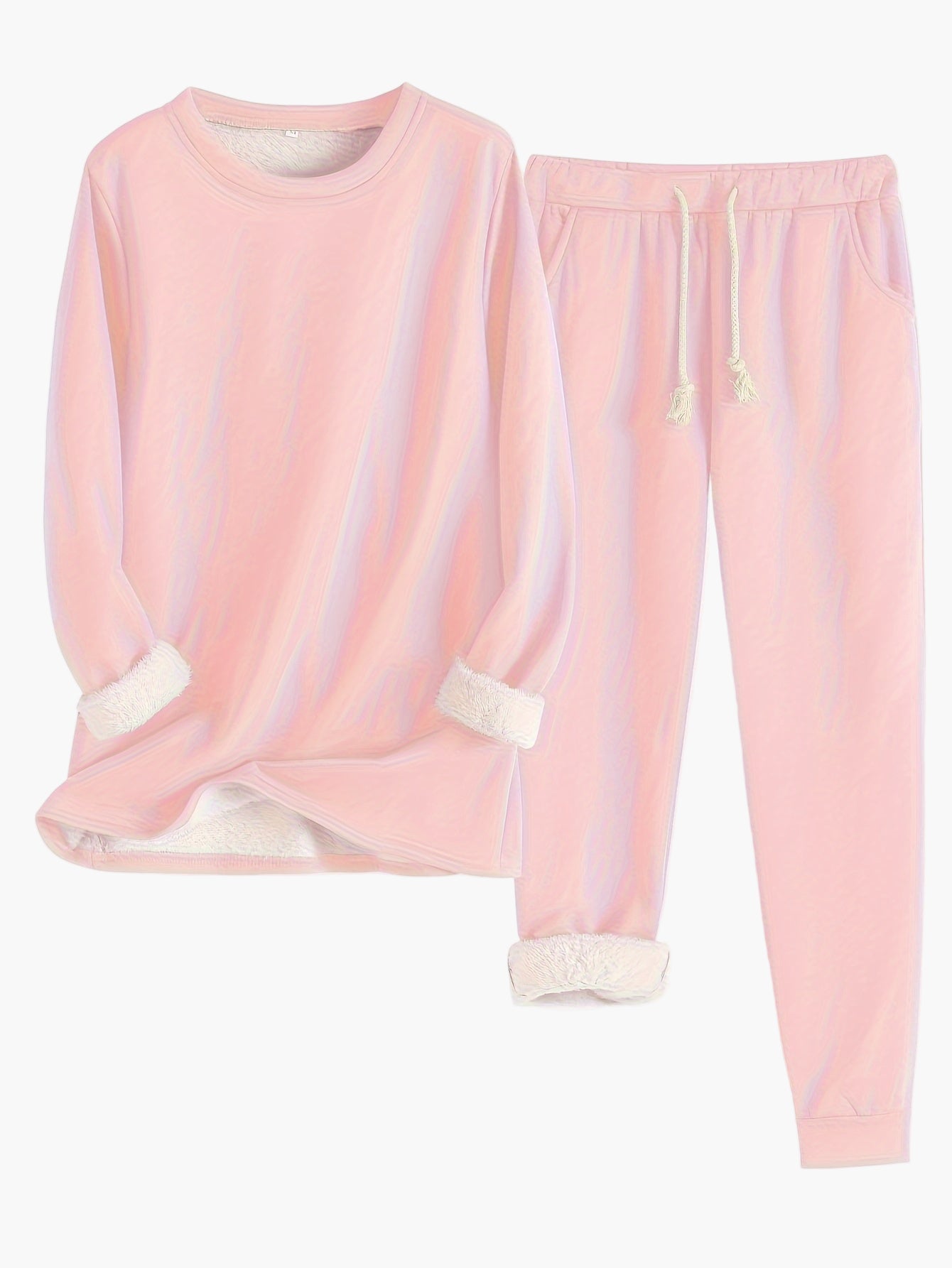 Damen Kuschelige Lounge Set Zweiteilig – Bequemer Hausanzug für Freizeit & Entspannung