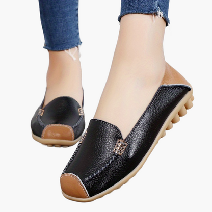 Damen Komfort Slip-On Mokassins für Alltag und Freizeit – Bequeme Schuhe mit rutschfester Sohle