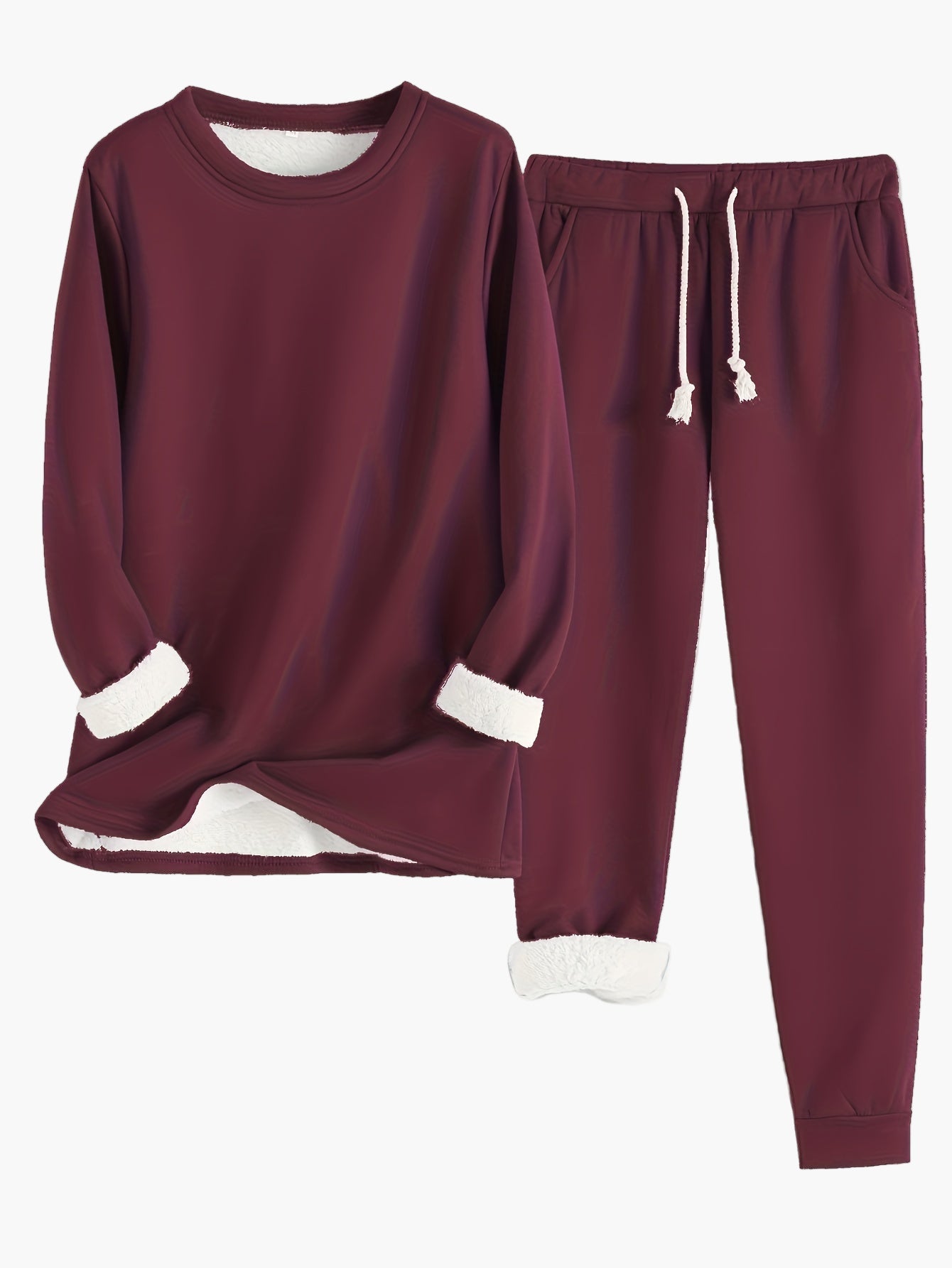Damen Kuschelige Lounge Set Zweiteilig – Bequemer Hausanzug für Freizeit & Entspannung
