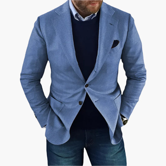 Herr blazer klassisk elegant – Mångsidig kavaj för kontor, event & fritid