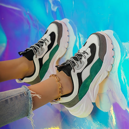 Dame Chunky Sneaker i moderne streetwear-design – Sportssko til fritid og fitness