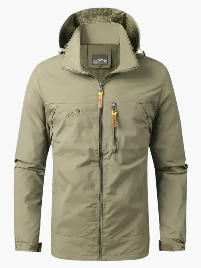 Veste fonctionnelle outdoor homme – Imperméable et coupe-vent pour aventures et quotidien